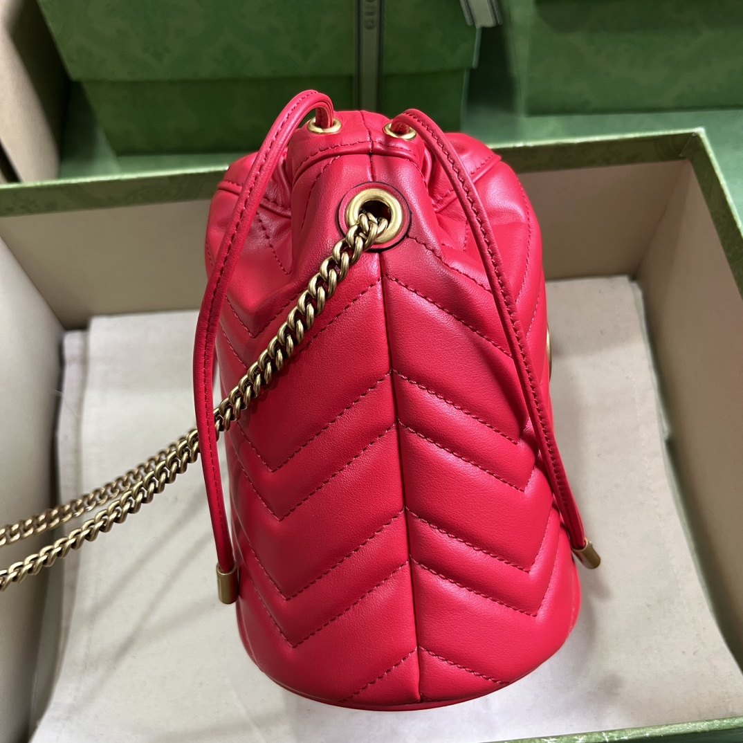 G*u*i marmont mini bucket bag