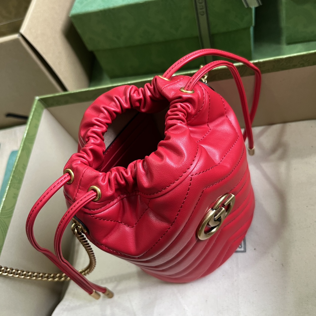 G*u*i marmont mini bucket bag