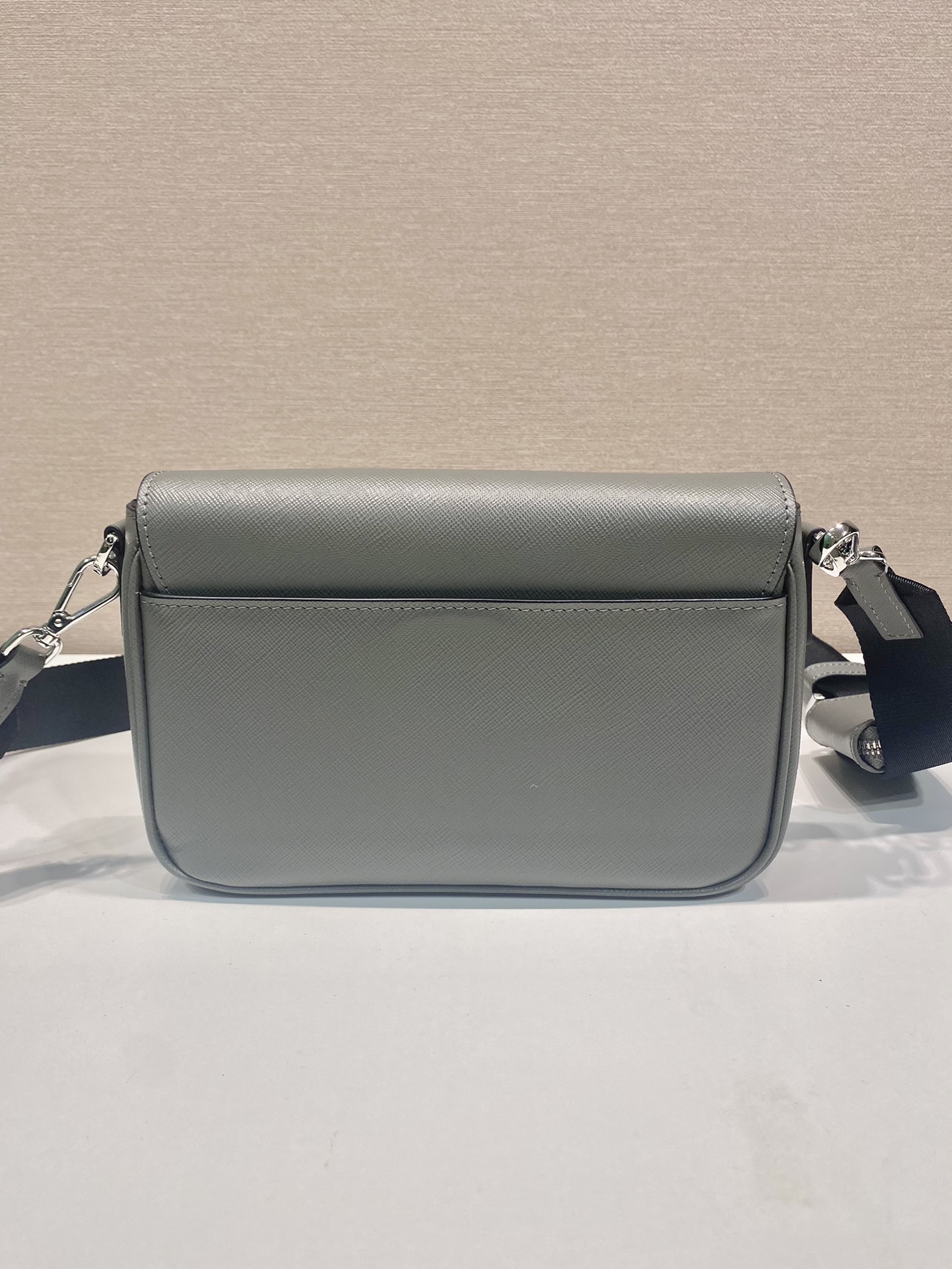 Pra*a saffiano leather shoulder bag